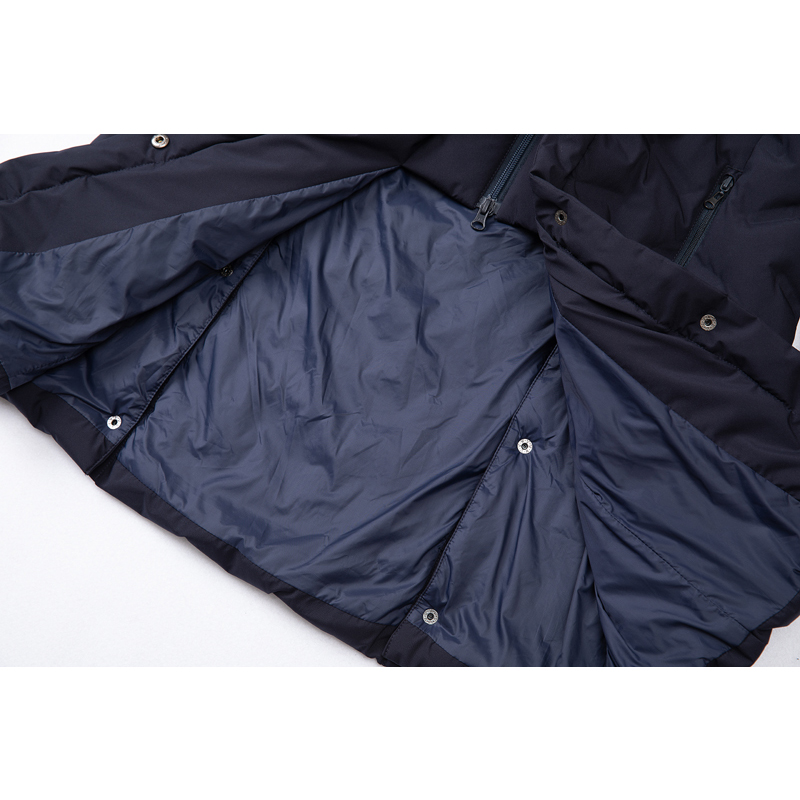 winter hooded long down parka