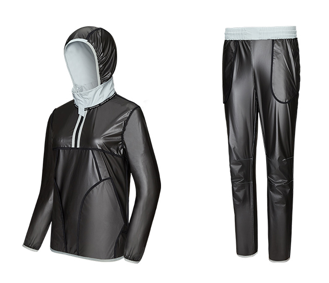 fitness saunna suit lightweight stretch