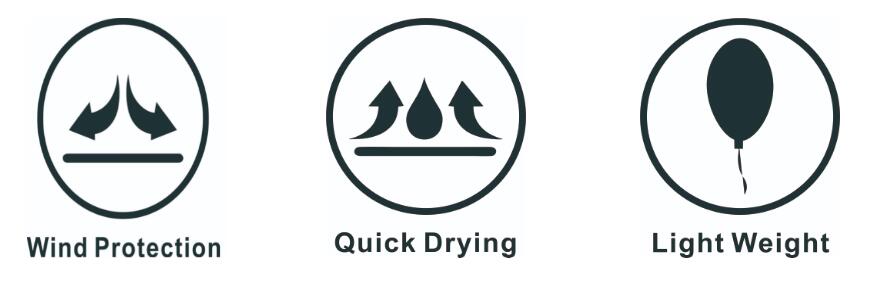 outdoor water resistant rain jacket