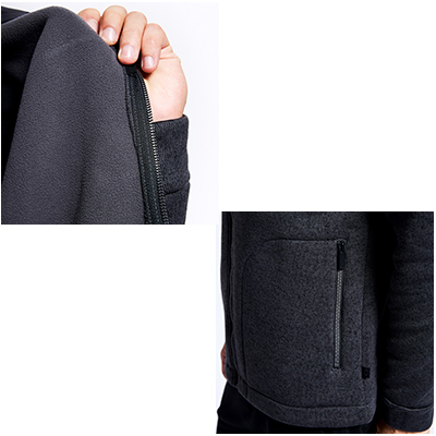 Mens Fleece Jacket Full Zip