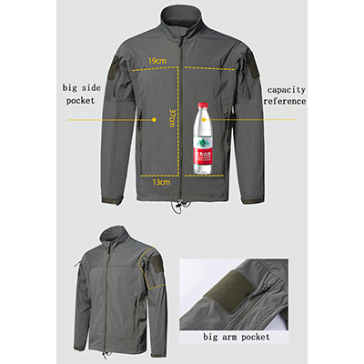 Men Lightweight Outdoor Jacket Tactical