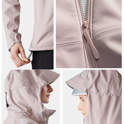 Women Rain Jacket Outdoor 