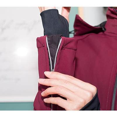 Hooded Soft Shell Riding Jacket Women OEM Manufacturer