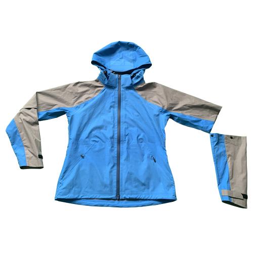 recycled rain jacket